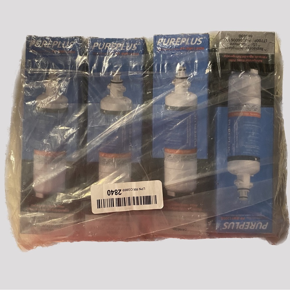 PurePlus Replacement Refrigerator Water Filter PP-RWF1200A 4 Filters